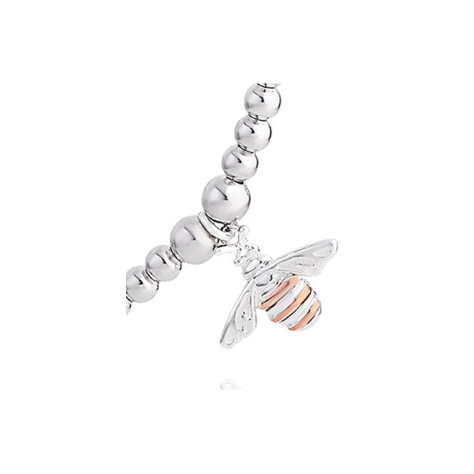Nature's Wonder Silver Honey Bee Affinity Bracelet
