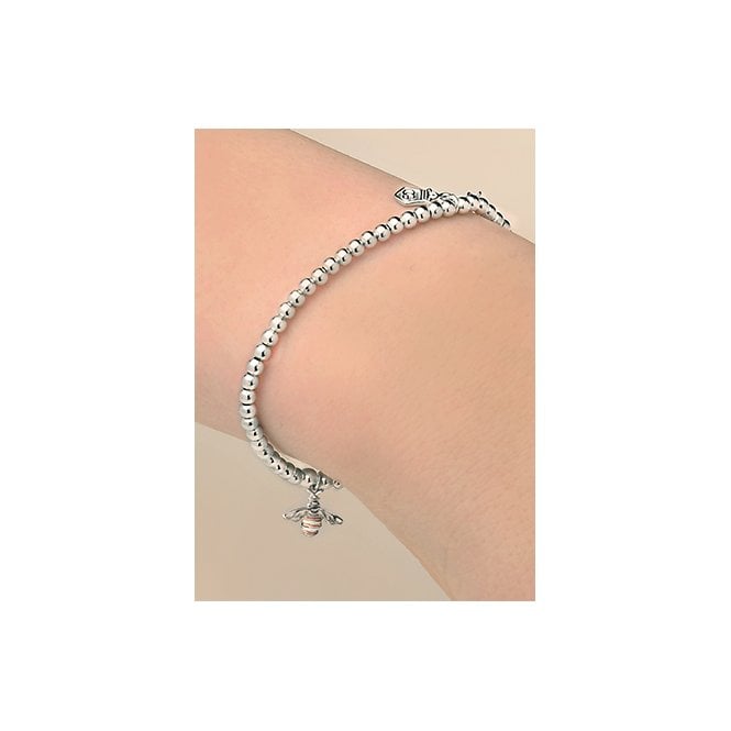 Nature's Wonder Silver Honey Bee Affinity Bracelet