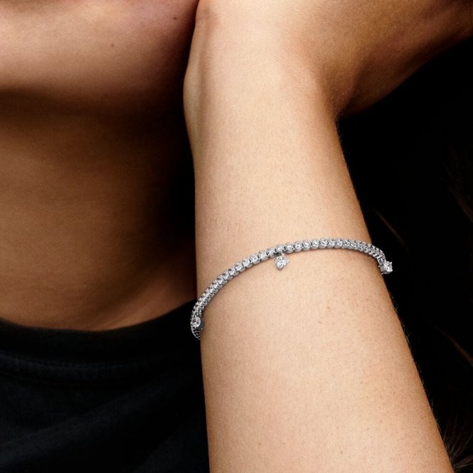 Sparkling Drops Tennis Bracelet 18cm