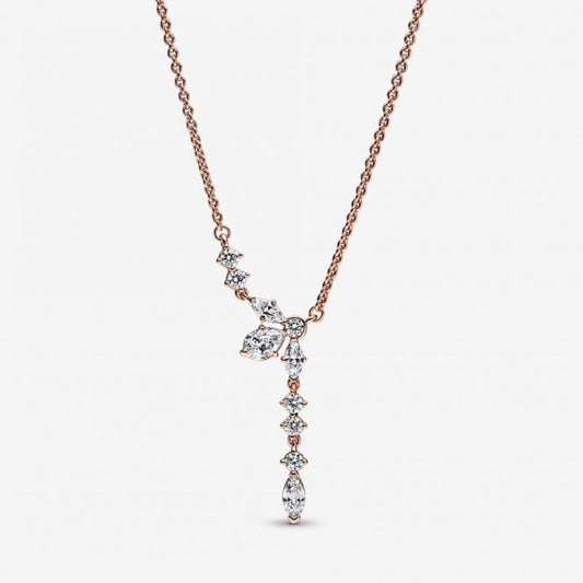 Pandora Sparkling Herbarium Cluster Drop Collier Necklace, 45cm