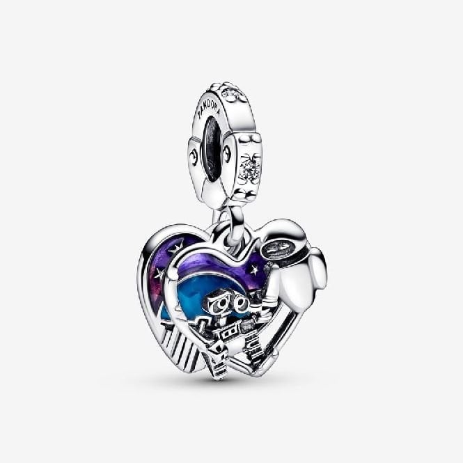 Disney Pixar Wall-E & Eve Glow-In-The-Dark Dangle Charms