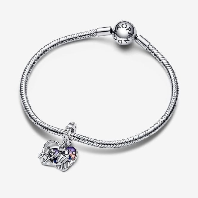 Disney Pixar Wall-E & Eve Glow-In-The-Dark Dangle Charms
