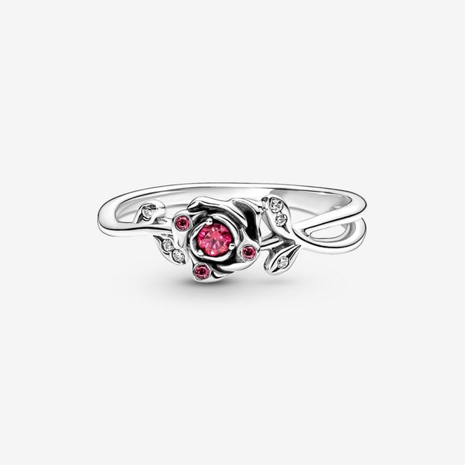 Disney Beauty and the Beast Rose Ring, Size 54