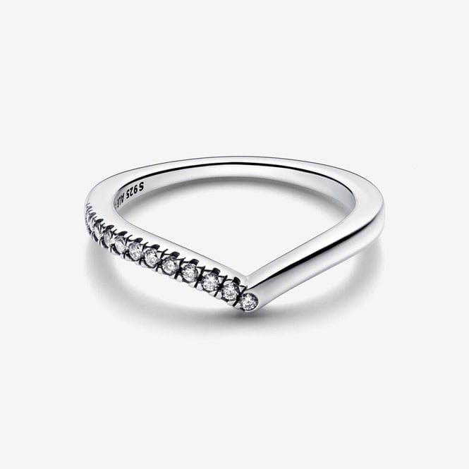 Timeless Wish Half Sparkling Ring, Size 50