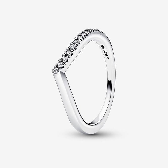 Timeless Wish Half Sparkling Ring, Size 56