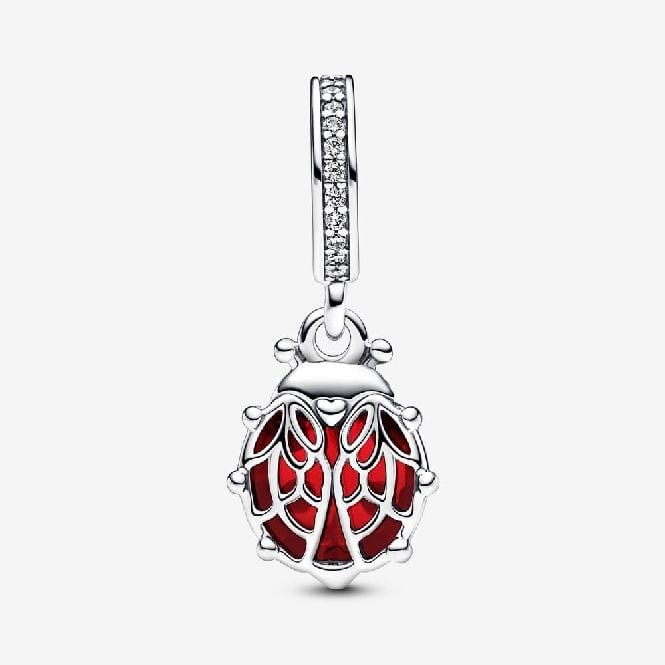 Red Ladybird Dangle Charms