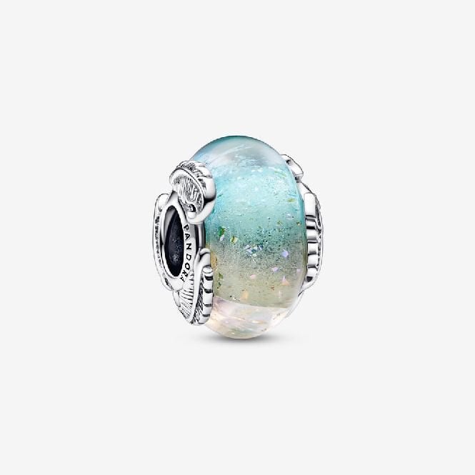 Pandora Multicolour Murano Glass Curved Feather Charms