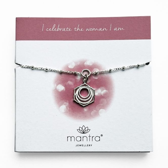 Sacral Chakra Charm Bracelet in Sterling Silver
