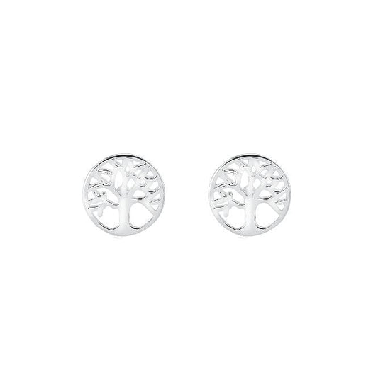 Family Tree Earrings in Sterling Silver