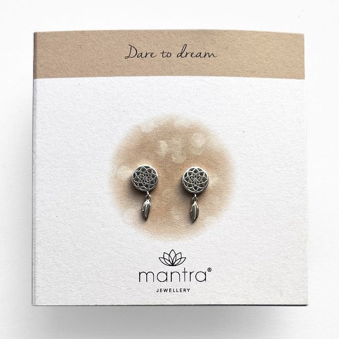 Dreamcatcher Earrings in Sterling Silver