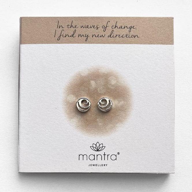 Wave Earrings in Sterling Silver