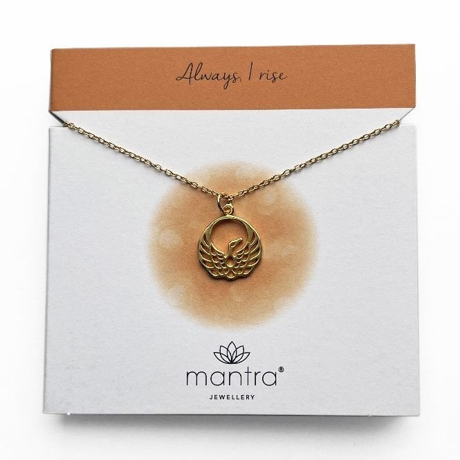Phoenix Necklace in Gold