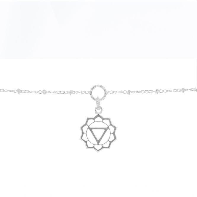 Solar Plexus Chakra Charm Bracelet in Sterling Silver