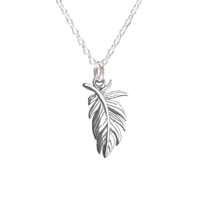 Plume Necklace in Sterling Silver