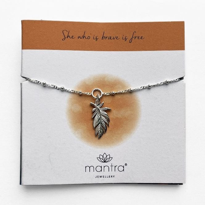 Plume Charm Bracelet in Sterling Silver