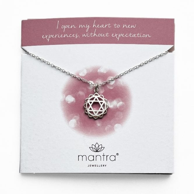 Heart Chakra Necklace in Sterling Silver