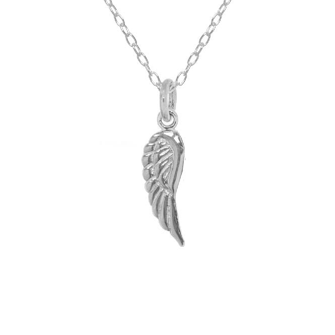 Sterling Silver Angel Wing Pendant – Moment In Time Jewellery Sterling Silver Angel Wing Pendant – Moment In Time Jewellery