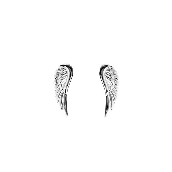 Angel Wing Earrings in Sterling Silver