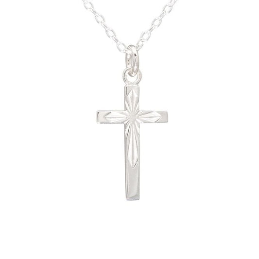 Cross Necklace in Sterling Silver