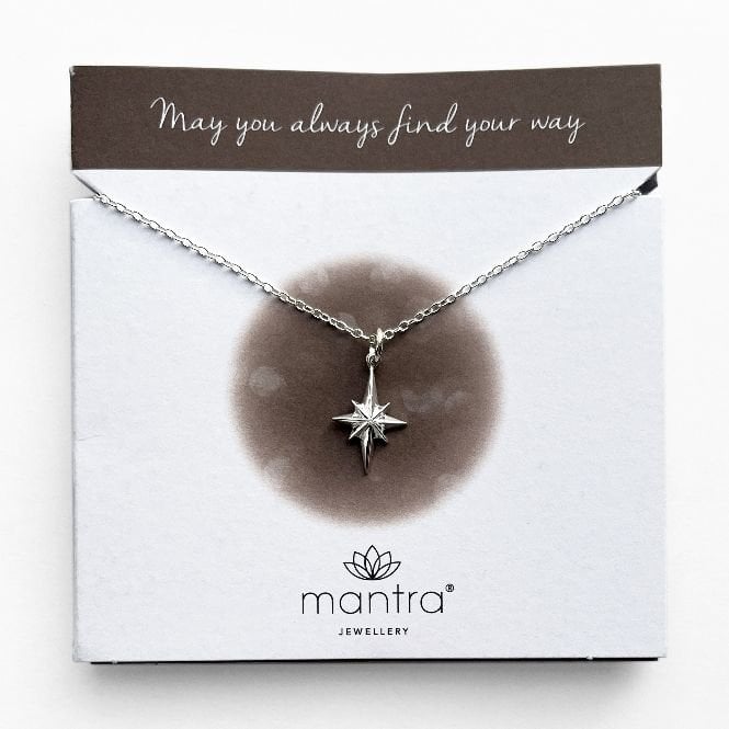 North Star Necklace in Sterling Silver