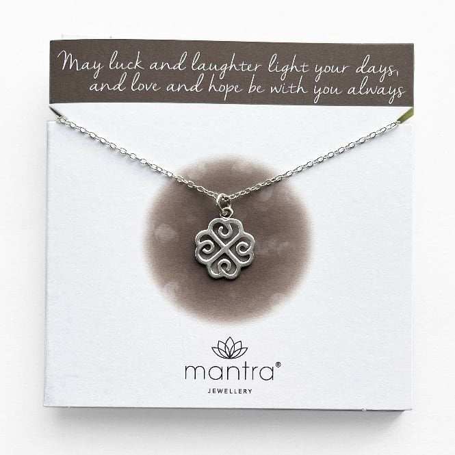 Lucky Clover Necklace in Sterling Silver