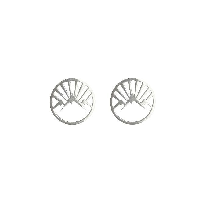 Mountain Earrings in Sterling Silver