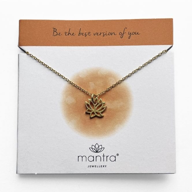 Lotus Necklace in Gold
