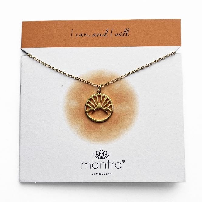 Mountain Necklace in Gold