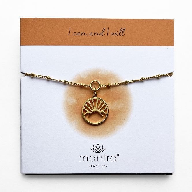 Mountain Charm Bracelet in Gold