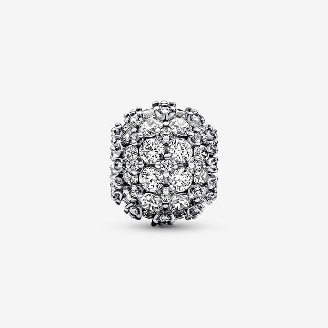 Sparkling Pave Round Charms