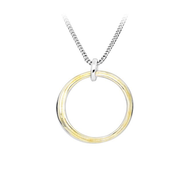 Trailblazer 18kt Gold & Silver Pendant