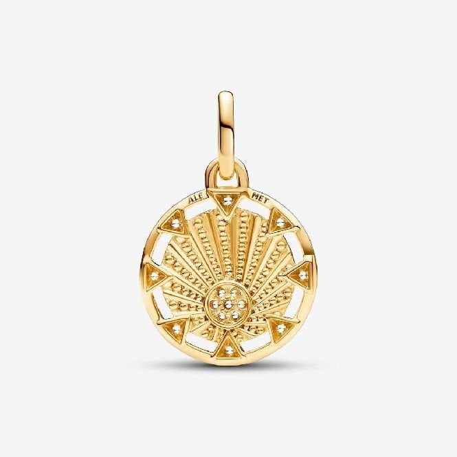 ME Gold Power of the Light Sun Medallion Charms