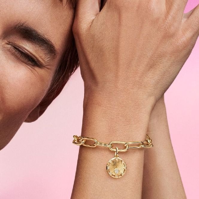 ME Gold Power of the Light Sun Medallion Charms