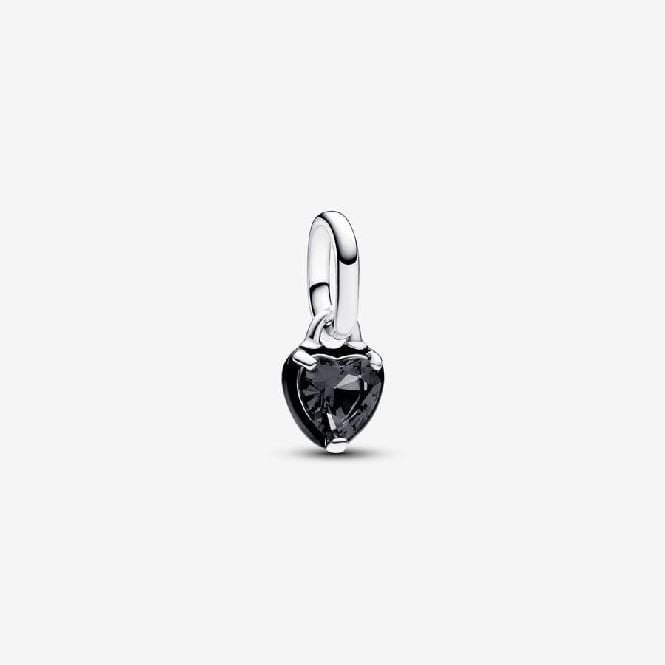 ME Black Chakra Heart Mini Dangle Charms