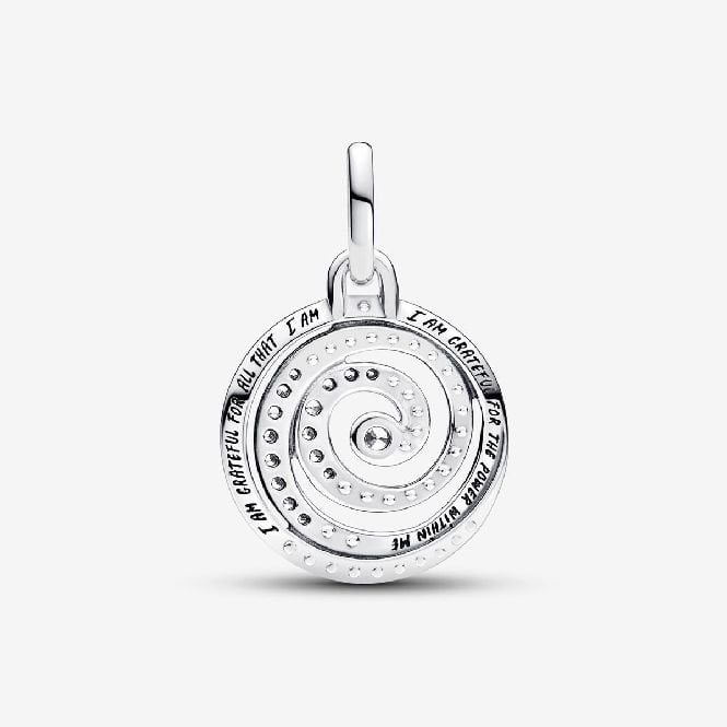 ME Gratitude Spiral Medallion Charms
