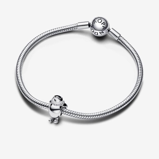 Skiing Penguin Charms