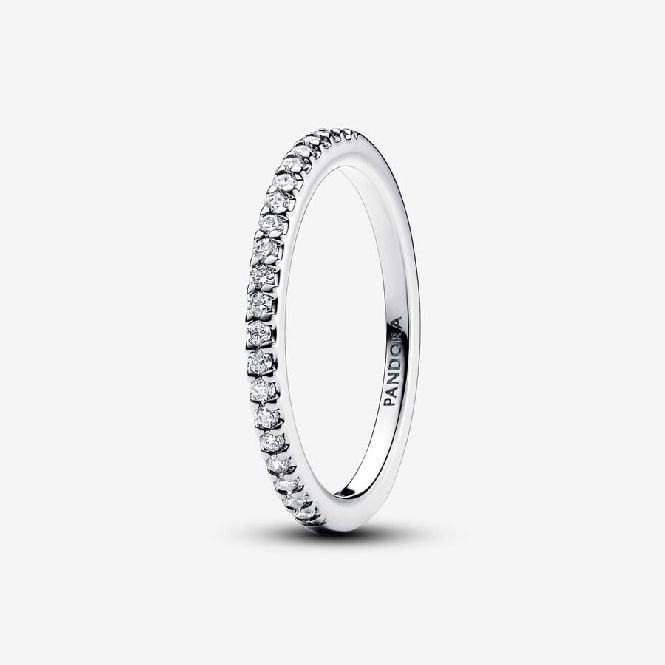 Sparkling Band Ring, Size 58