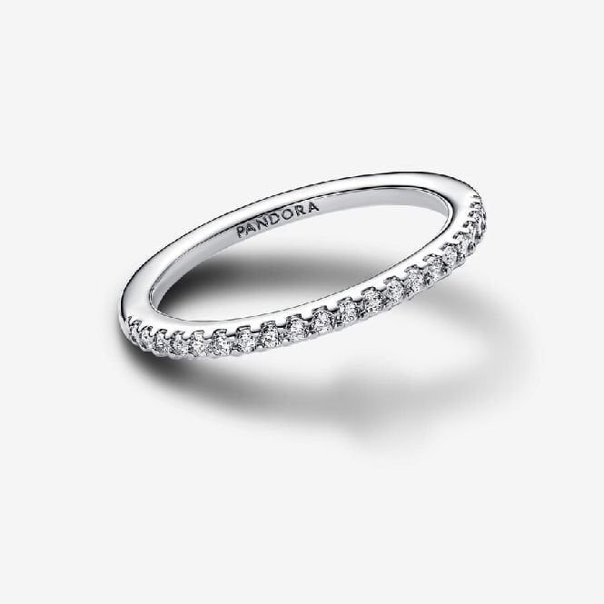 Sparkling Band Ring, Size 58