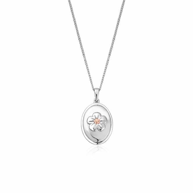 Forget Me Not Silver Pendant Necklace