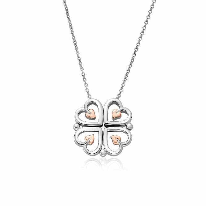 Tree of Life Heart Silver Necklace