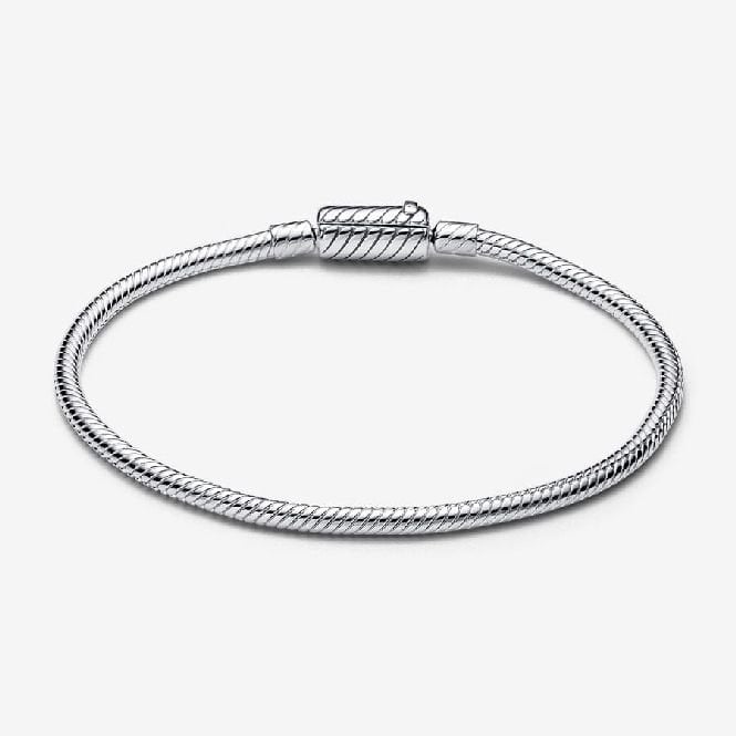 Moments Sliding Magnetic Clasp Snake Chain Bracelet, 17cm
