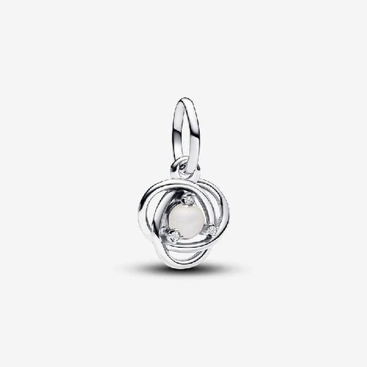 Pandora June Birthstone Eternity Circle Dangle Charms