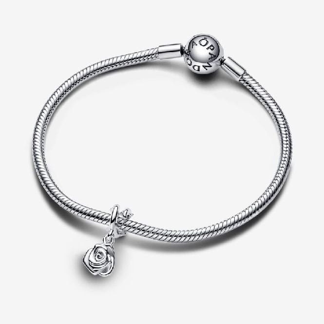 Rose in Bloom Dangle Charms