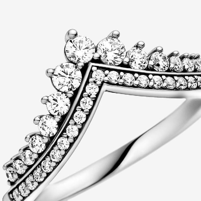 Princess Wishbone Ring, Size 62