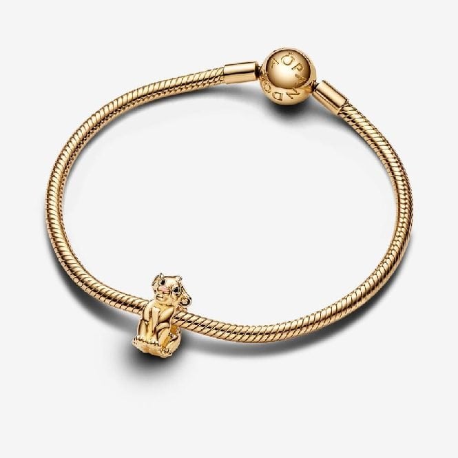 Gold Disney The Lion King Simba Charms