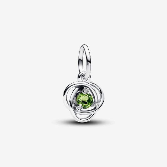 Pandora August Birthstone Eternity Circle Dangle Charms