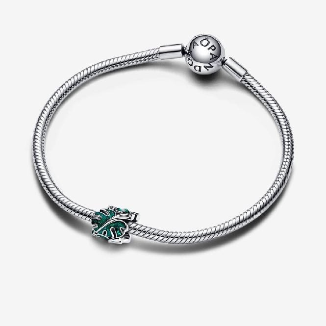Green Monstera Leaves Charms