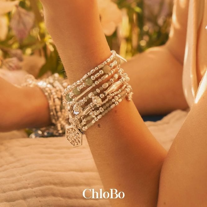 Mini Cube Interlocking Love Heart Bracelet