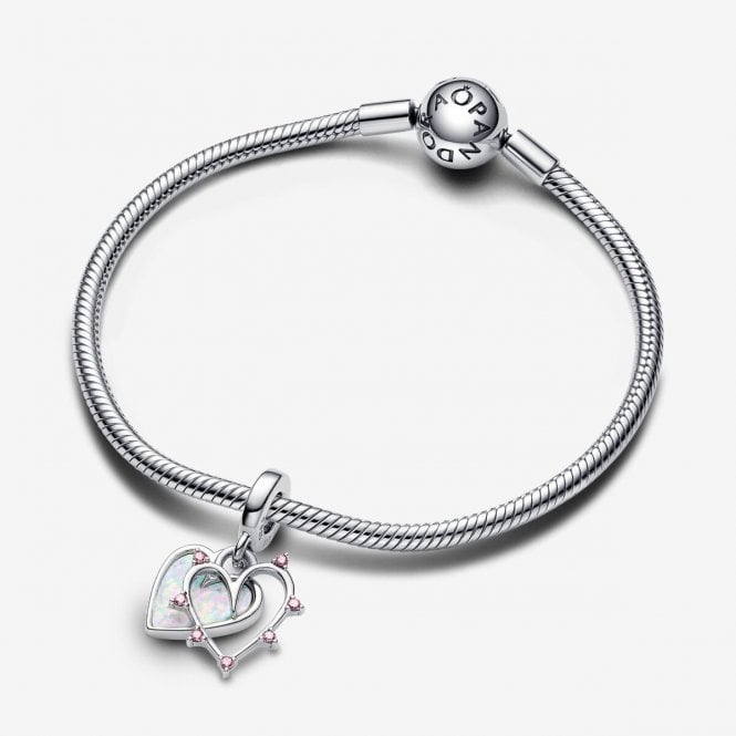 Friendship Opalescent Double Dangle Charms