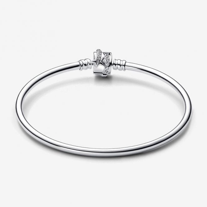 Moments Sparkling Shooting Star Bangle, 21cm